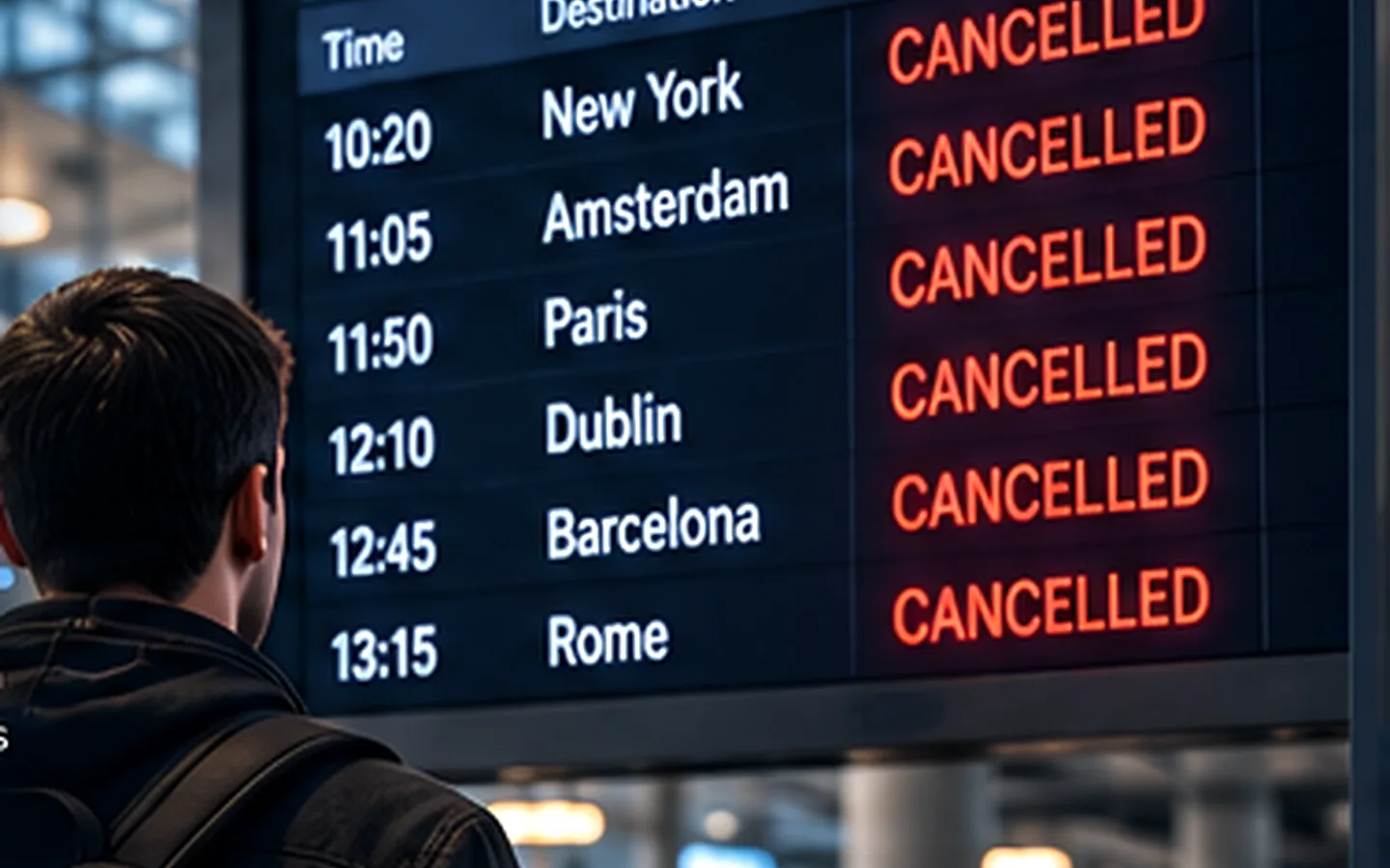 Airport disruption environment